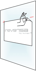 Instalación Pantalla Film Reversa - Colocación en cristal